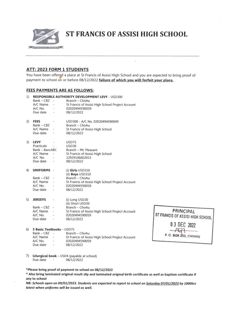 St Francis of Assisi High SchoolNharira Profile & Reviews 🏫