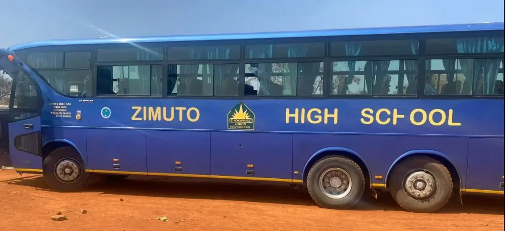 Zimuto High School bus