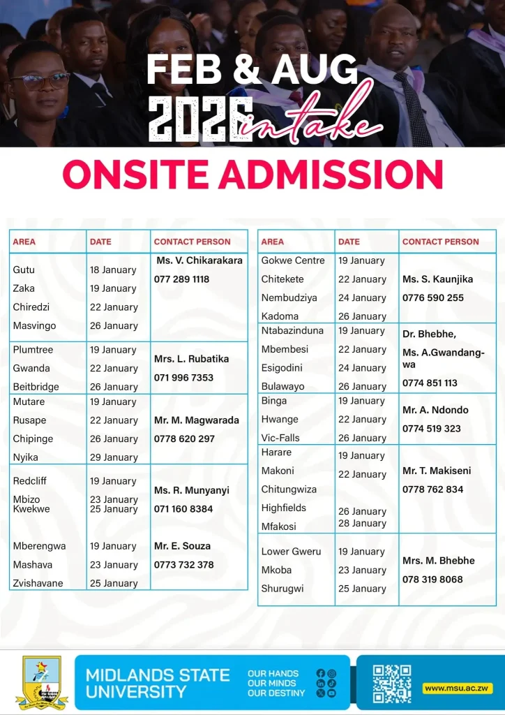 MSU 2026 onsite admissions