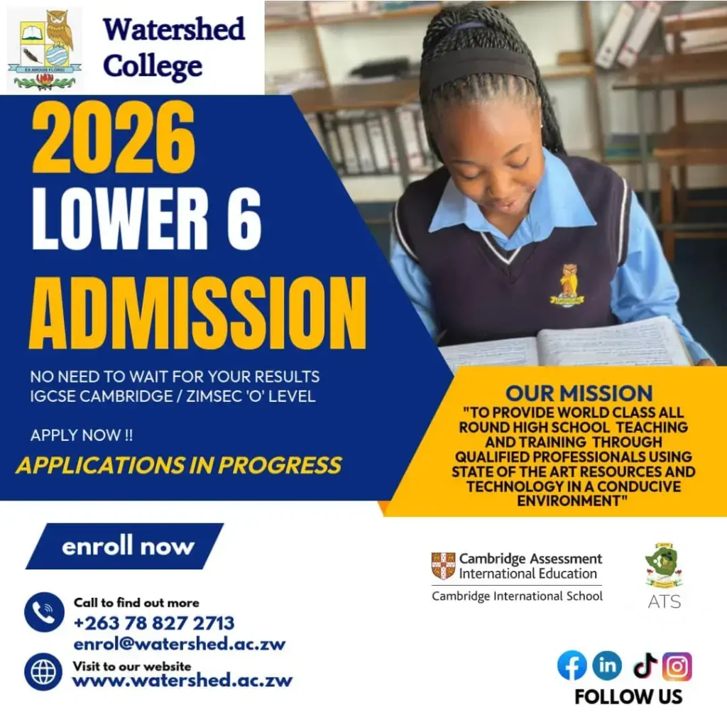 watershed college 2026 lower 6 admission