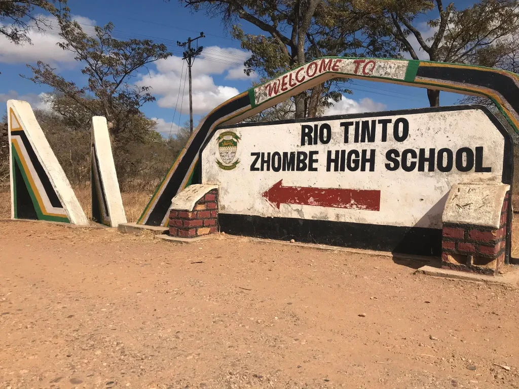 Rio Tinto Zhombe High School.