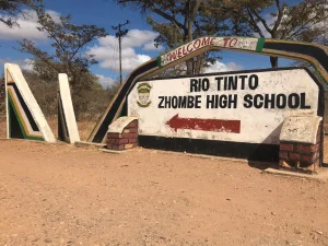 Rio Tinto Zhombe High School.