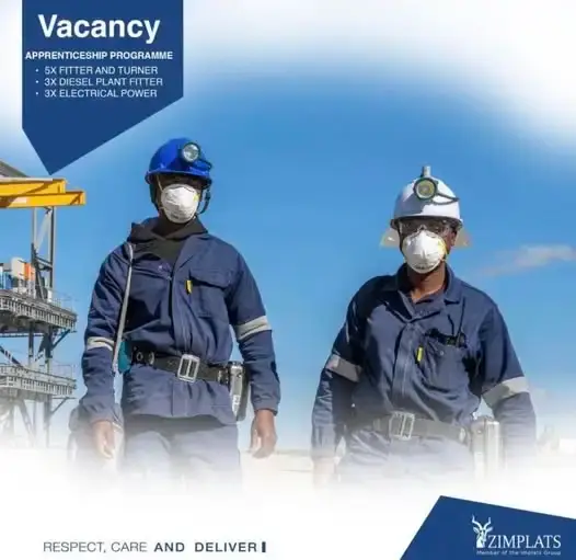 Zimplats, Apprenticeship Programme 2026